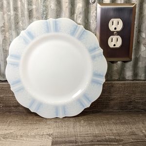 Set of 2! American Sweetheart Monax (White)by MACBETH-EVANS Plates Vintage